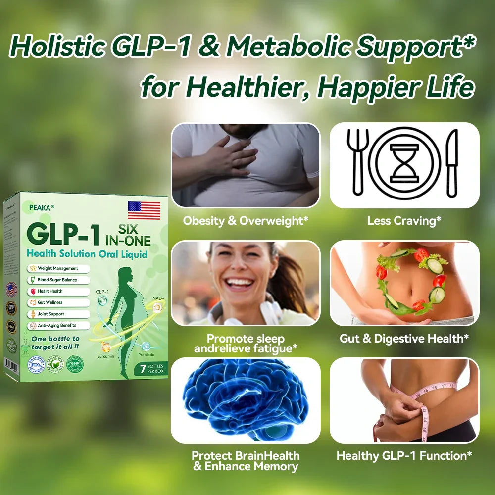 PEAKA® GLP-1 Six-in-One Health Solution Oral Liquid