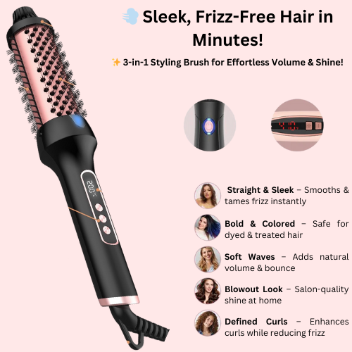 GloBrush Pro 3-in-1 Thermal Brush