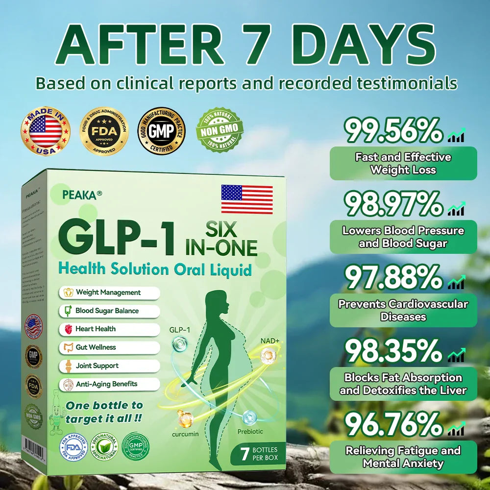 PEAKA® GLP-1 Six-in-One Health Solution Oral Liquid