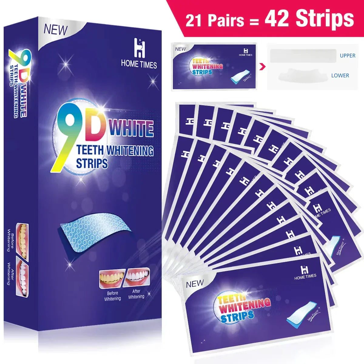 5D/9D Teeth Whitening Strips