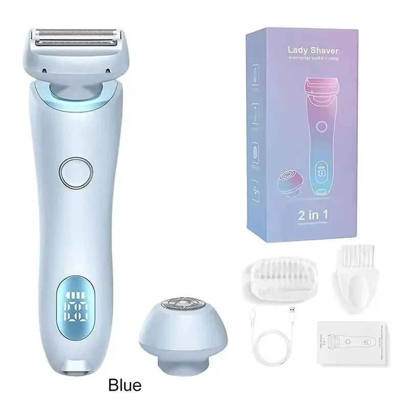 GlamShave™ 2-in-1 Waterproof Lady Razor