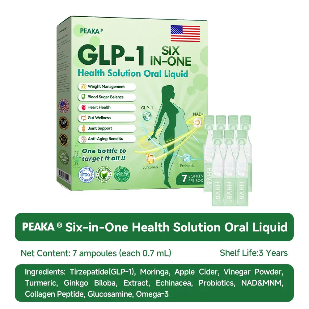 PEAKA® GLP-1 Six-in-One Health Solution Oral Liquid